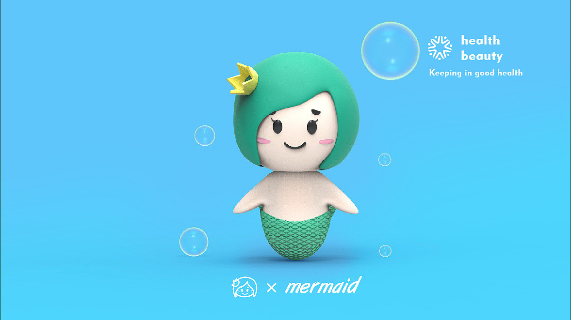 mermaid×2019 IP DESIGN平面设计